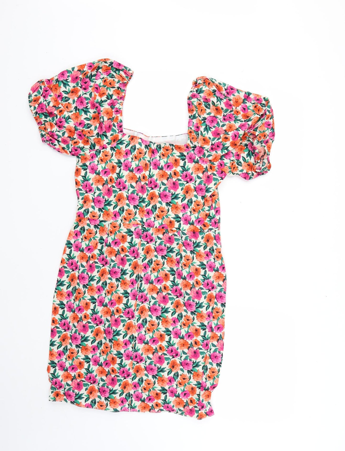 Dorothy Perkins Womens Multicoloured Floral  Fit & Flare  Size 12