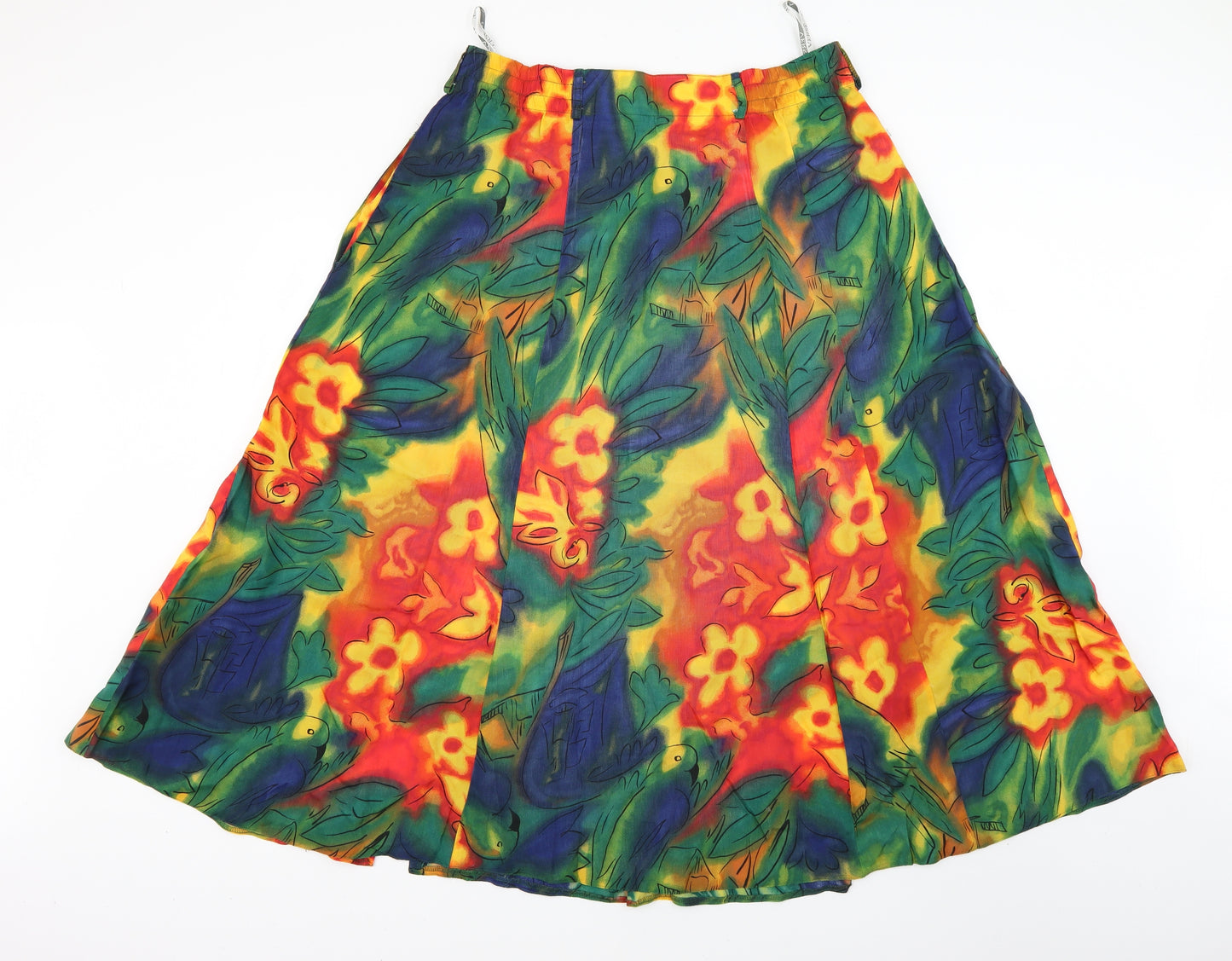 verse Womens Multicoloured Geometric  Maxi Skirt Size 14