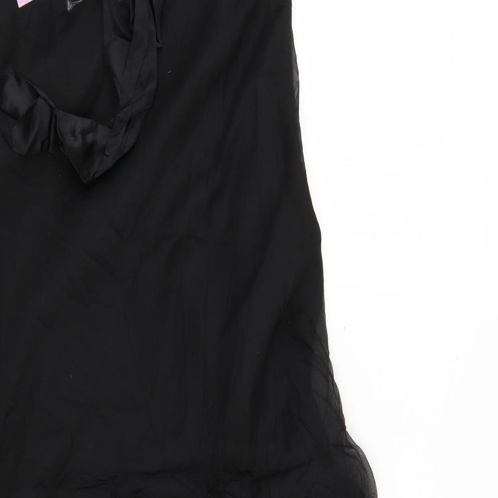 Monsoon Womens Black Floral  Ball Gown  Size 10