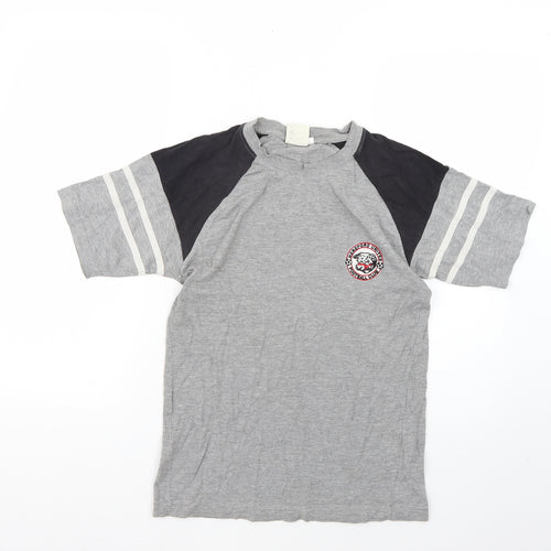 herefod united football club Boys Grey   Basic T-Shirt Size 11-12 Years