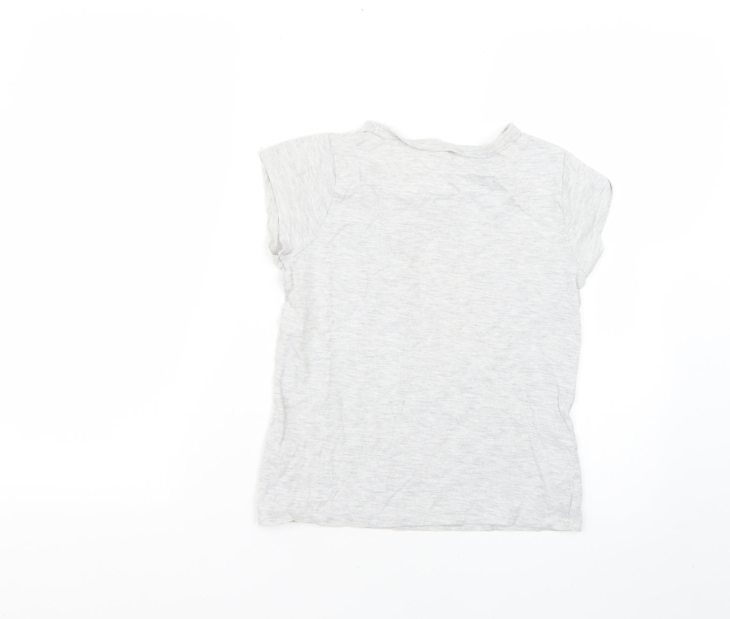 George Boys Grey   Basic T-Shirt Size 9-10 Years