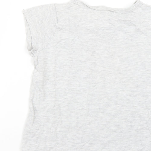 George Boys Grey   Basic T-Shirt Size 9-10 Years