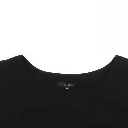 New Look Womens Black   Basic Blouse Size 10