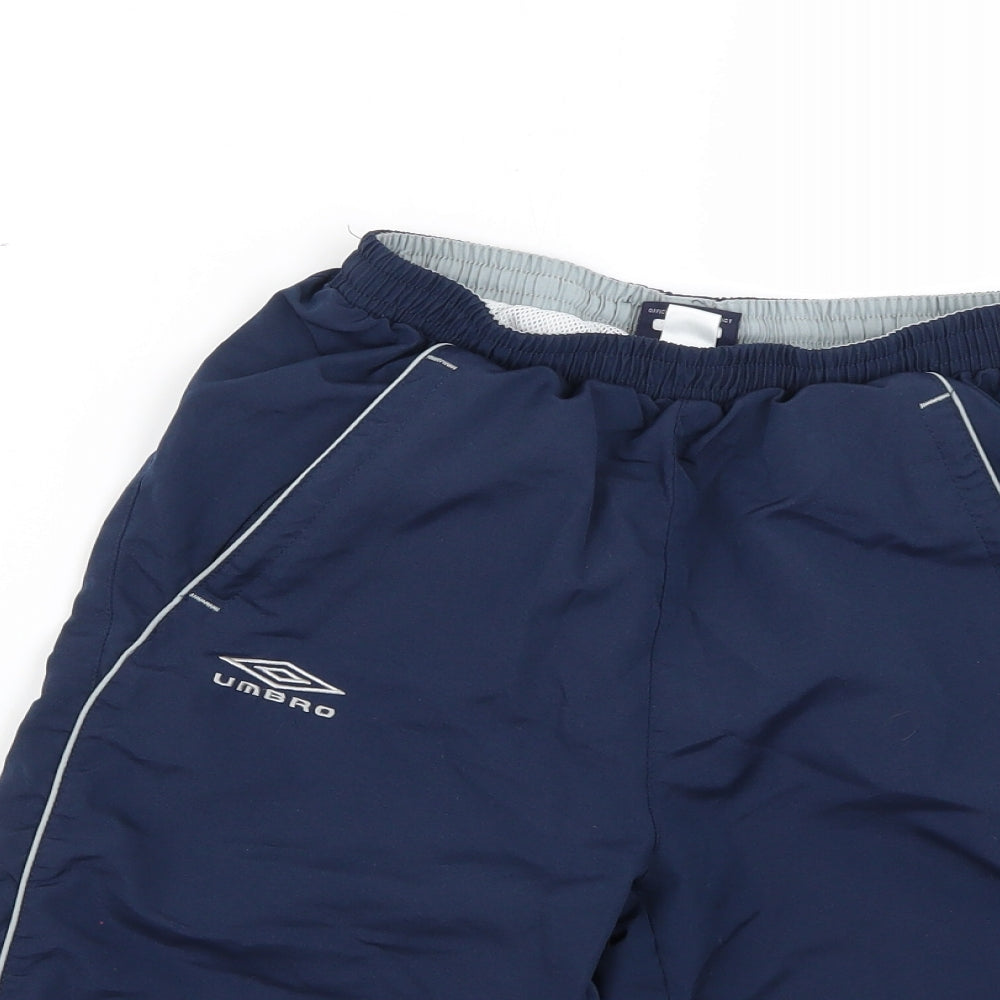 Umbro Boys Blue   Sweat Shorts Size 11-12 Years