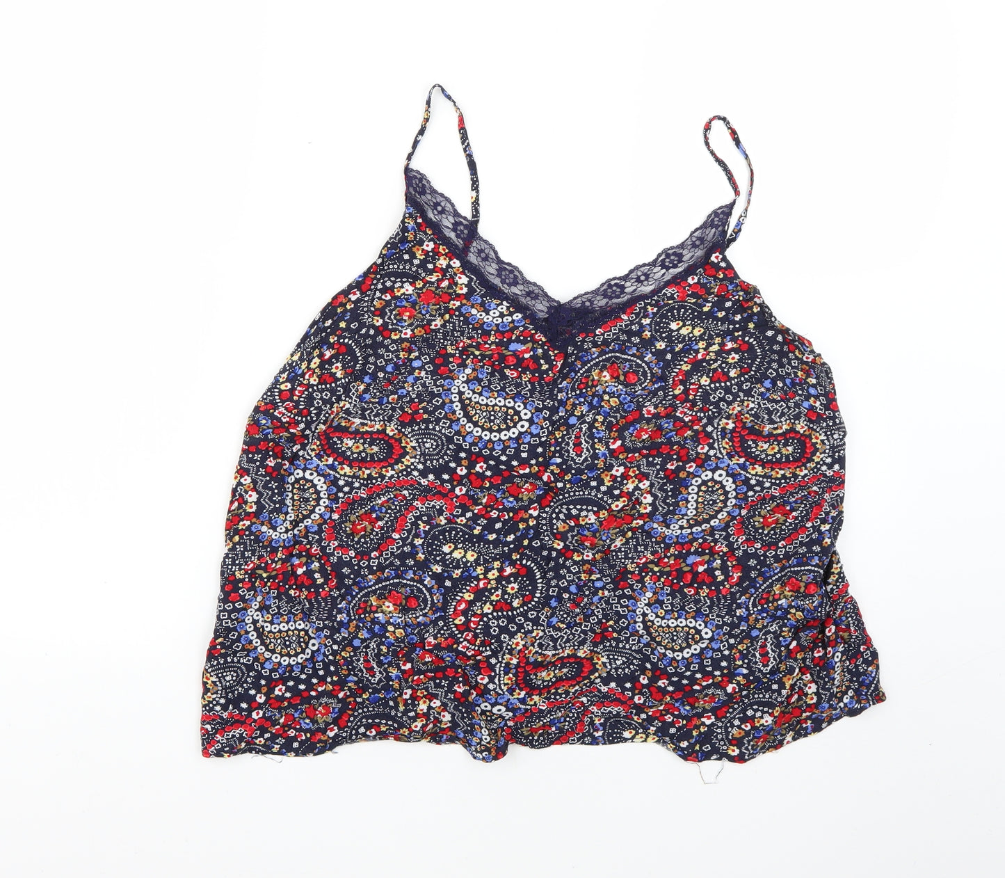 Matalan Womens Multicoloured Floral  Basic Tank Size 16