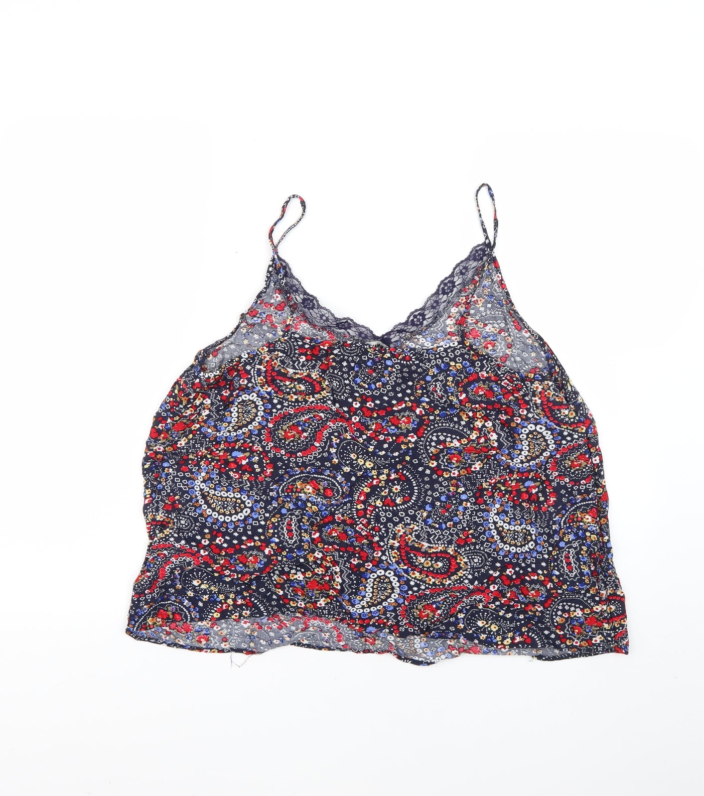 Matalan Womens Multicoloured Floral  Basic Tank Size 16