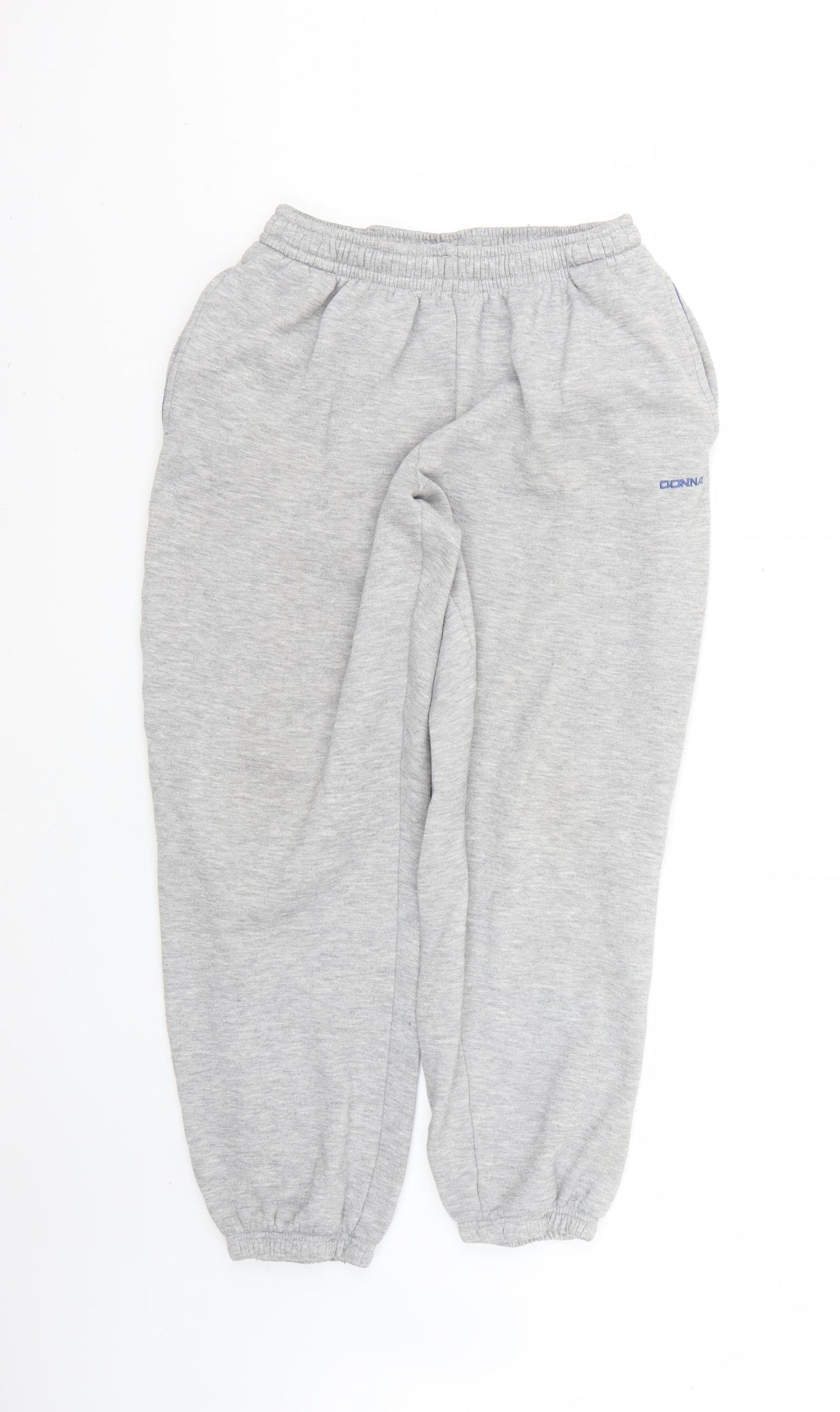 Mens Grey Striped  Jogger Trousers Size M L23 in