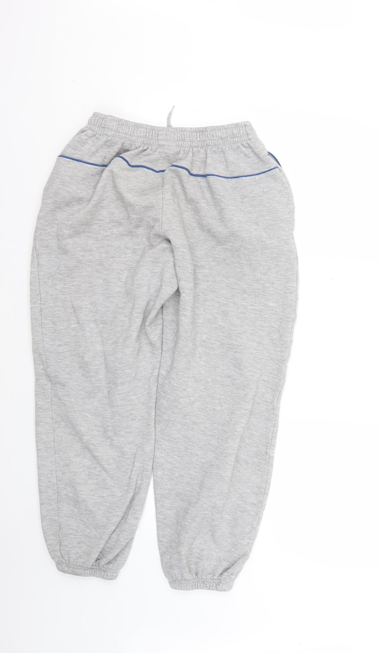 Mens Grey Striped  Jogger Trousers Size M L23 in