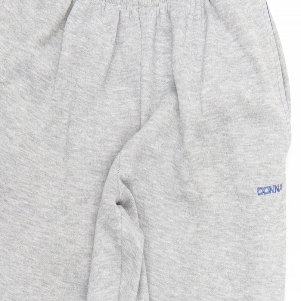 Mens Grey Striped  Jogger Trousers Size M L23 in
