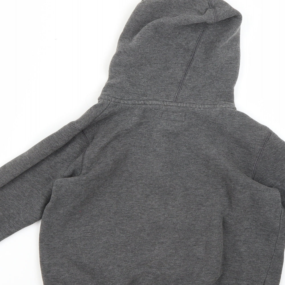 Converse Boys Grey   Full Zip Hoodie Size 7 Years