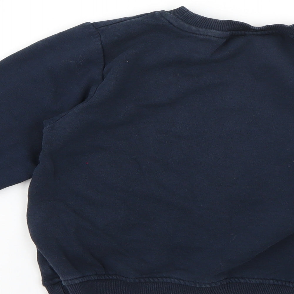 H&M Boys Blue   Pullover Jumper Size 7-8 Years