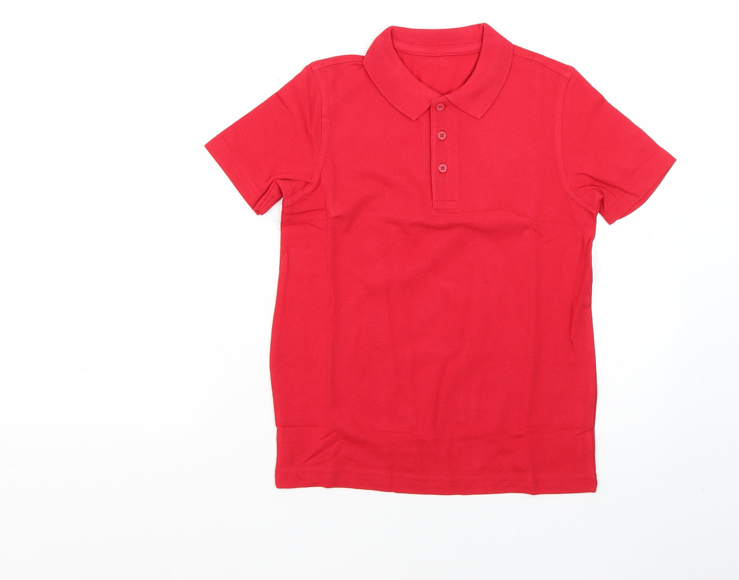 George Girls Red   Basic Polo Size 7-8 Years