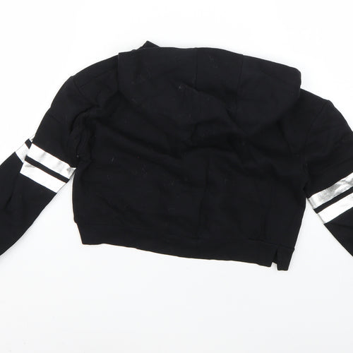 miss evie Girls Black   Pullover Hoodie Size 7-8 Years