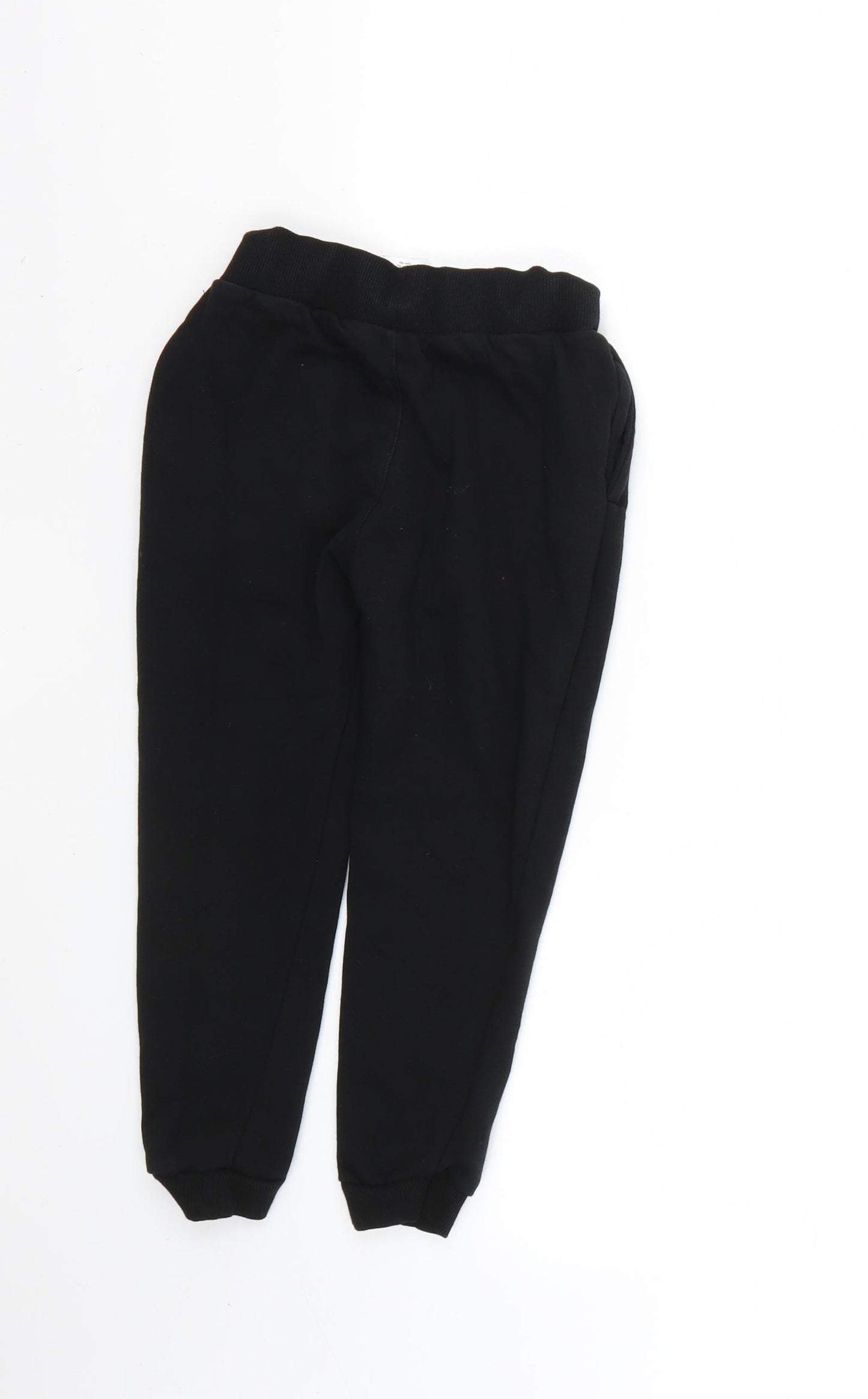 George Boys Black   Jogger Trousers Size 7-8 Years