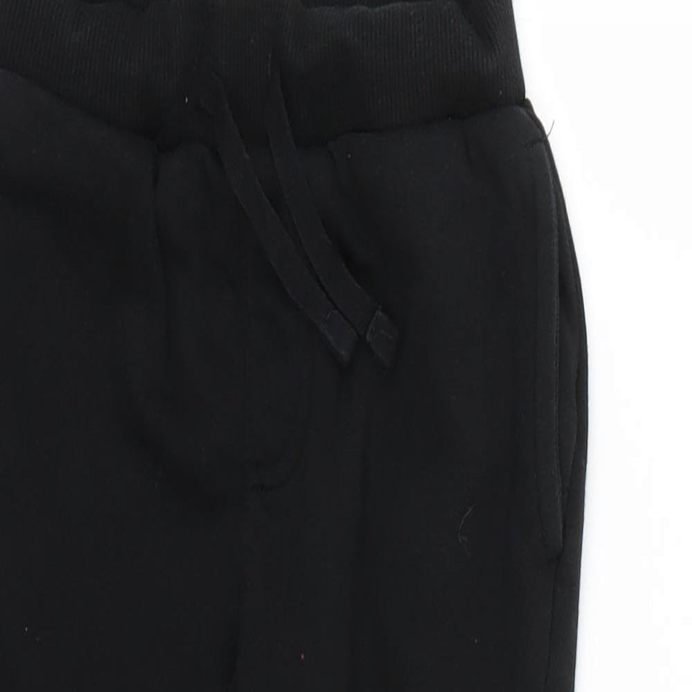 George Boys Black   Jogger Trousers Size 7-8 Years