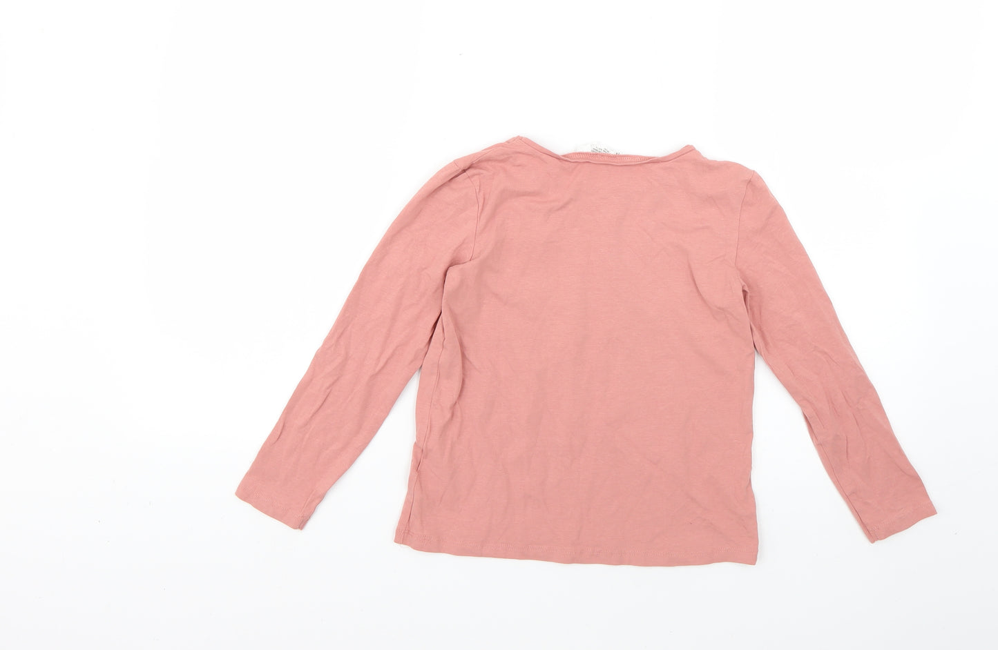 H&M Girls Pink   Basic T-Shirt Size 7-8 Years
