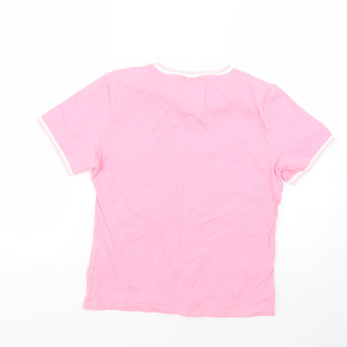 Jack Wills Womens Pink   Basic T-Shirt Size 14