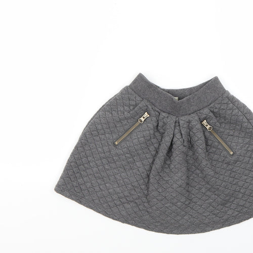 TU Girls Grey   Mini Skirt Size 7 Years