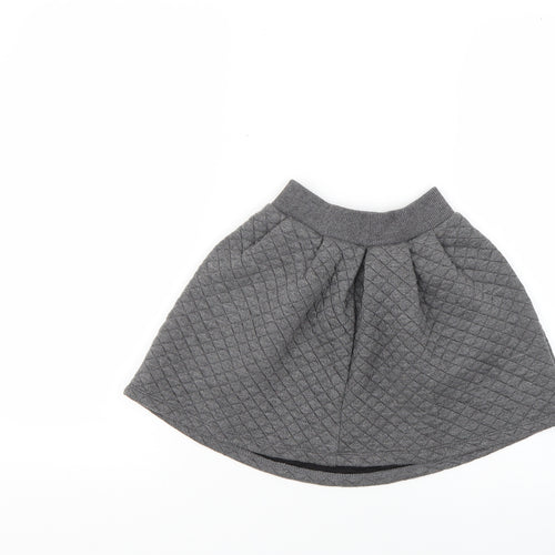 TU Girls Grey   Mini Skirt Size 7 Years