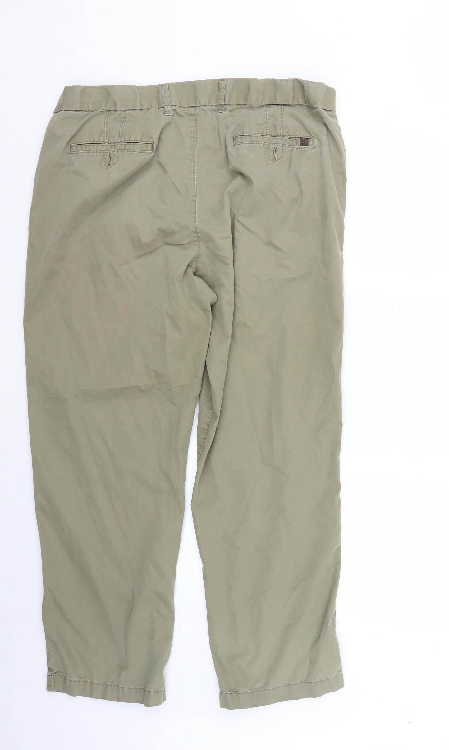 Marks and Spencer Mens Green   Cargo Trousers Size 38 L26 in