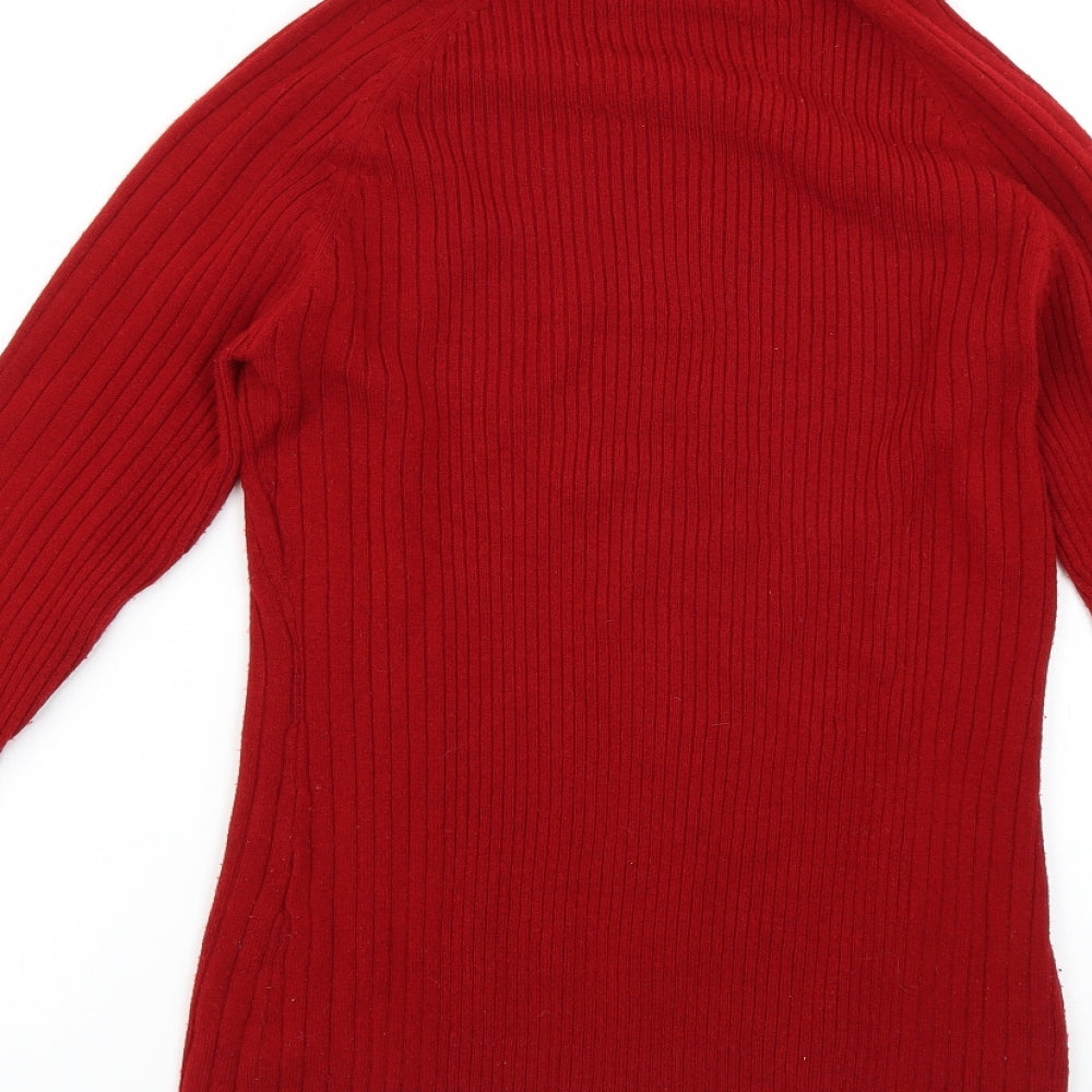 Wallis Womens Red   Pullover Jumper Size 12