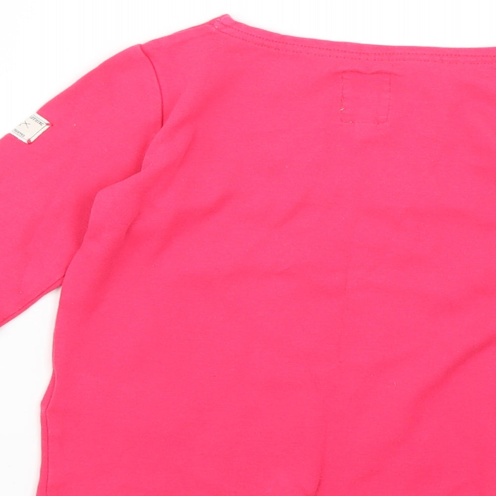 Joules Girls Pink   Basic T-Shirt Size 7-8 Years