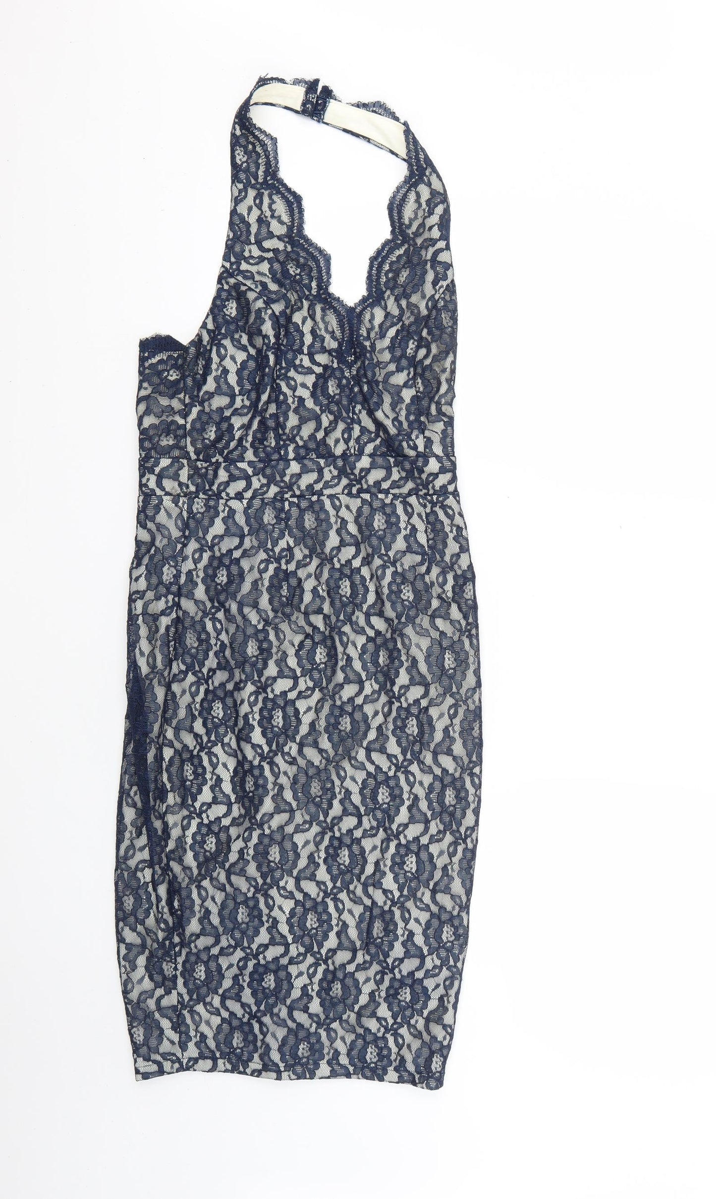 Lipsy Womens Blue   Bodycon  Size 8