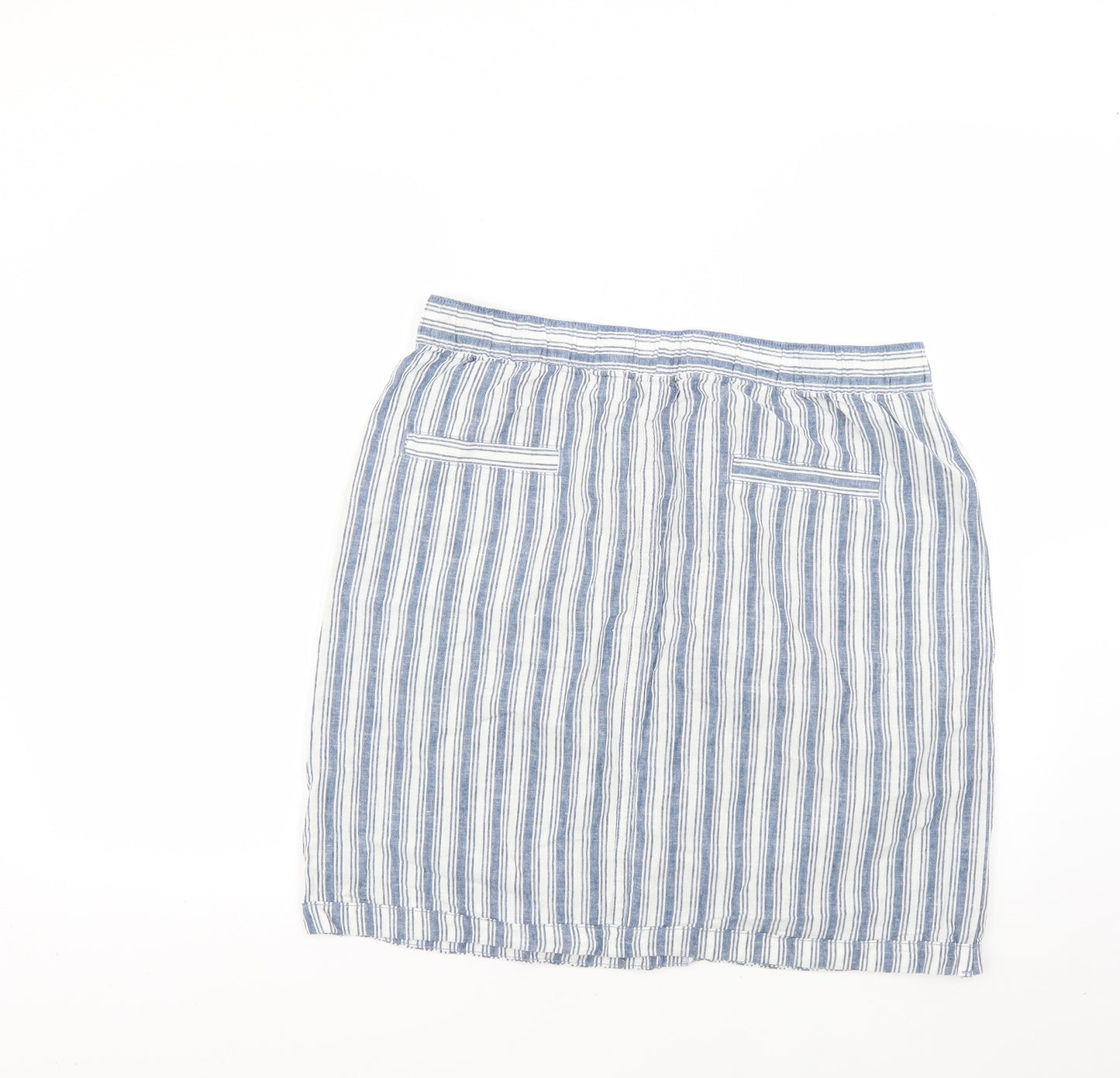 Papaya Womens Multicoloured Striped  Mini Skirt Size 14