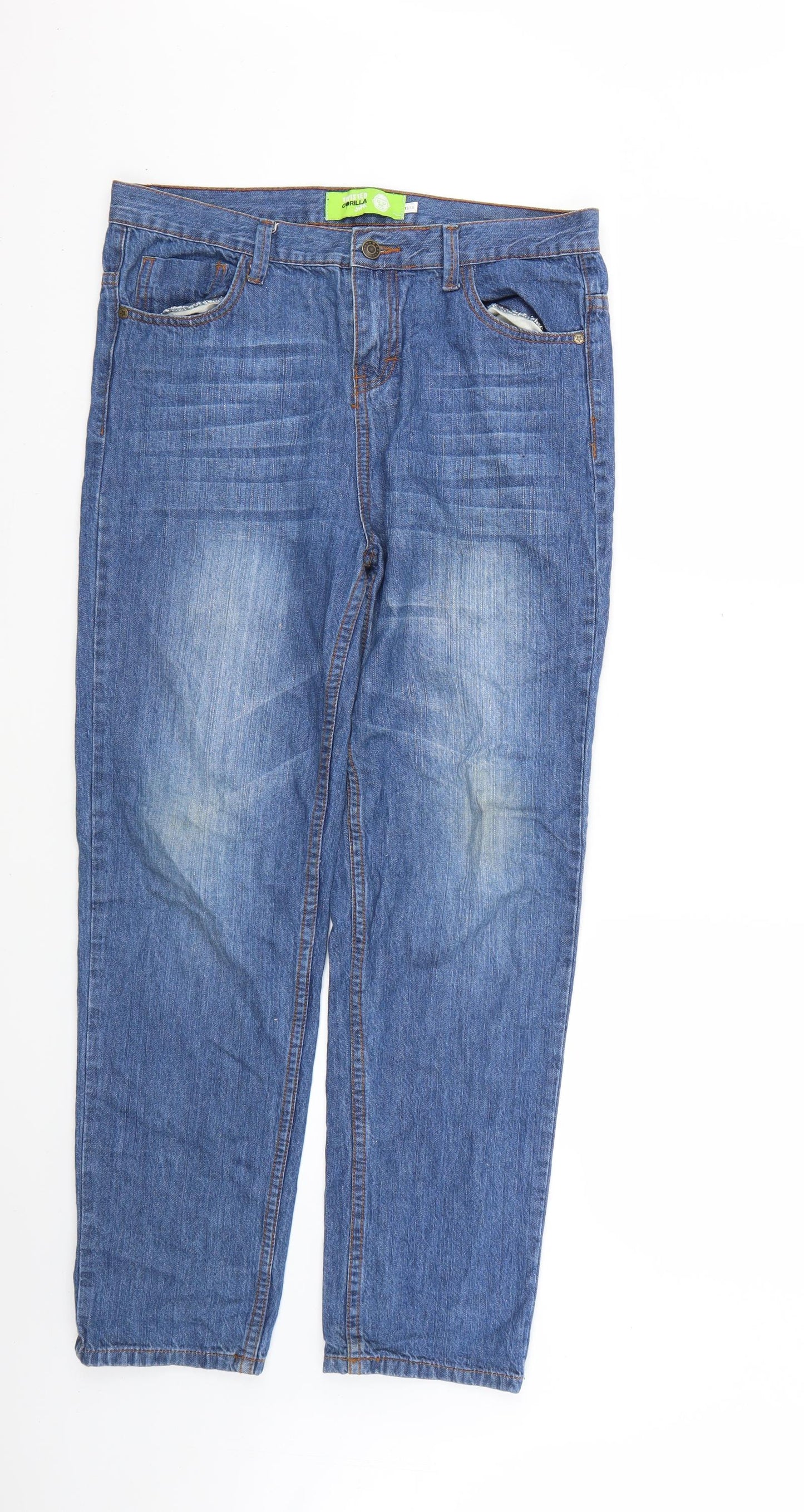 twisted gorilla Boys Blue   Straight Jeans Size 12-13 Years