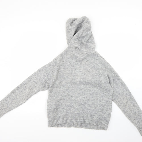 H&M Womens Grey   Full Zip Hoodie Size XS