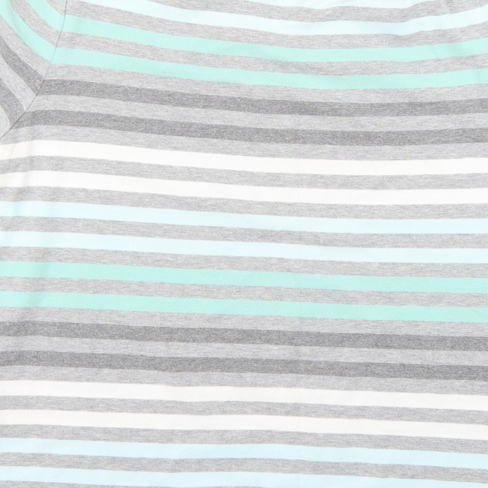 Betty Barclay Womens Multicoloured Striped  Basic T-Shirt Size 18