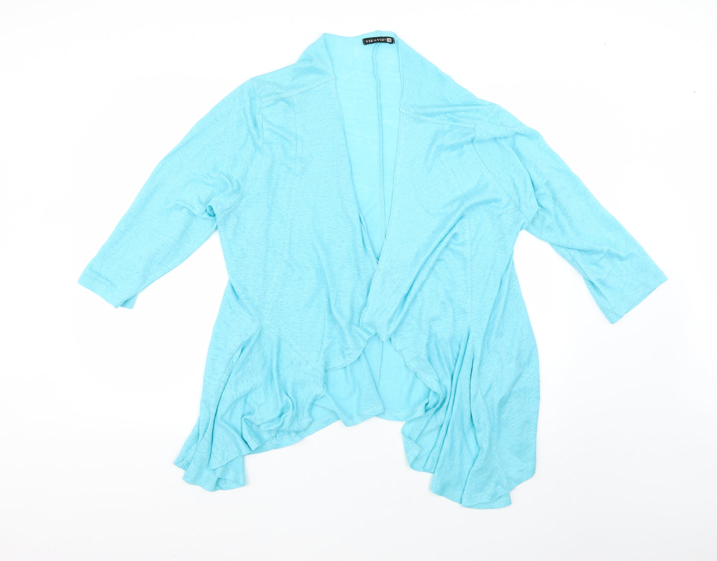 vizaviz Womens Blue   Cardigan Jumper Size 16