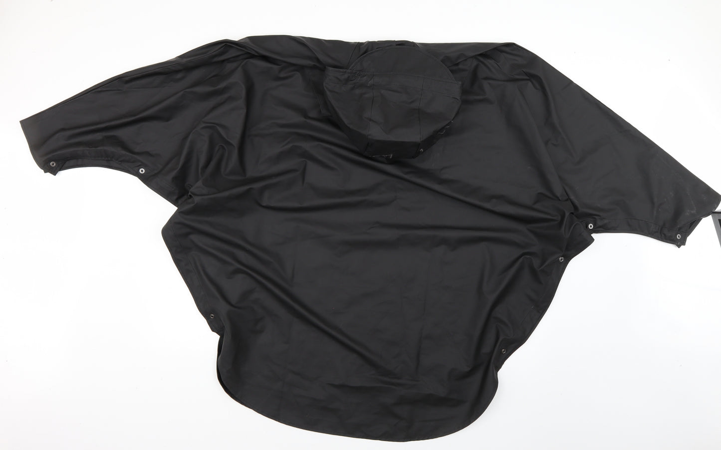 RAINS Mens Black   Rain Coat Poncho One Size