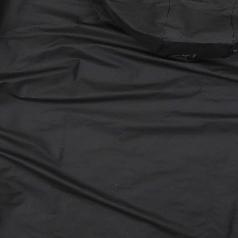 RAINS Mens Black   Rain Coat Poncho One Size