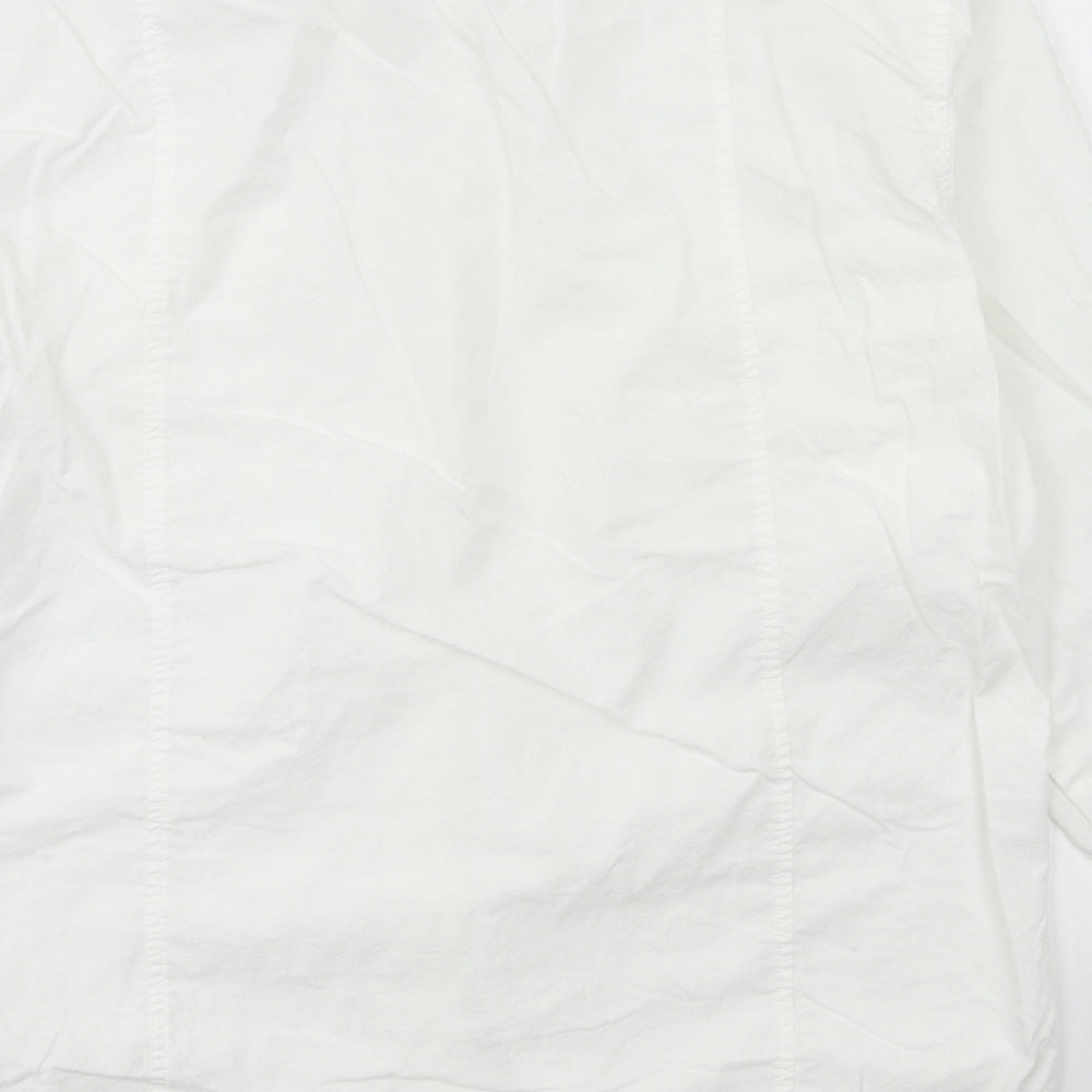 NEXT Mens White    Button-Up Size L