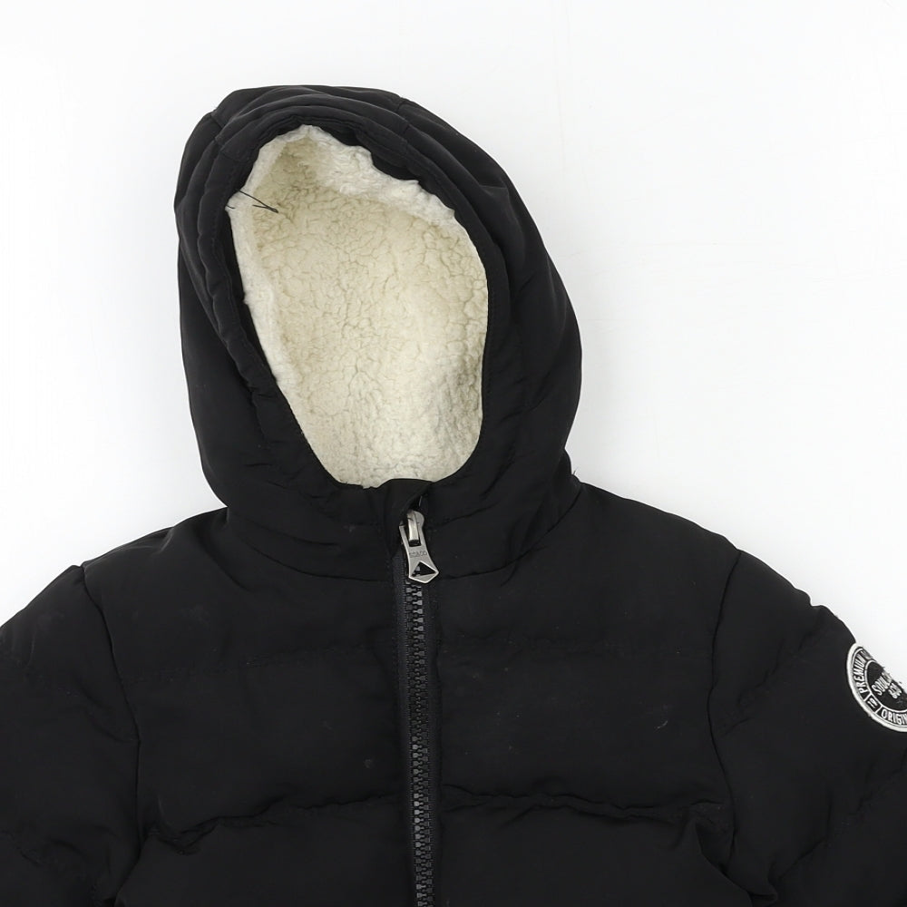 SoulCal&Co Boys Black   Puffer Jacket Jacket Size 3-4 Years