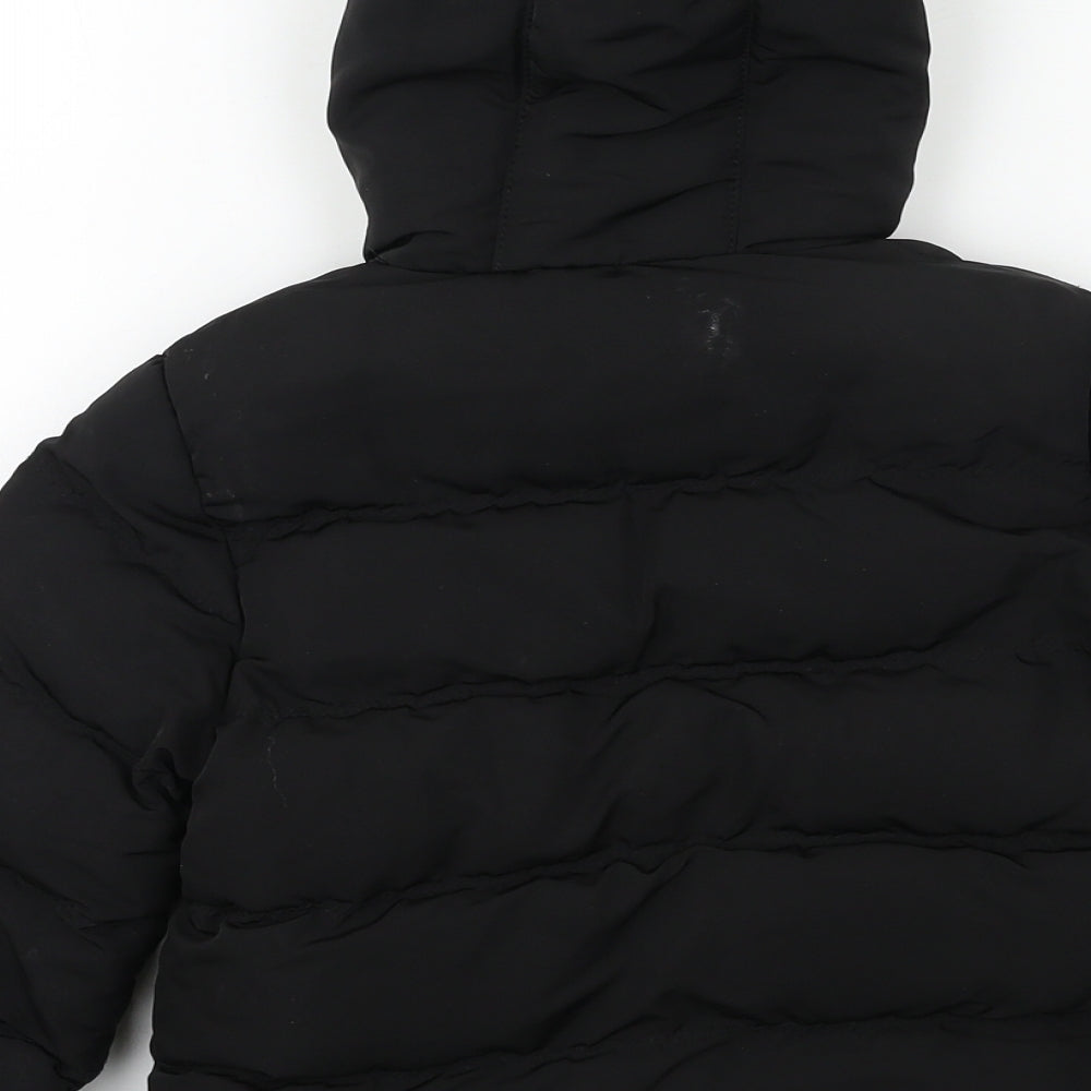 SoulCal&Co Boys Black   Puffer Jacket Jacket Size 3-4 Years
