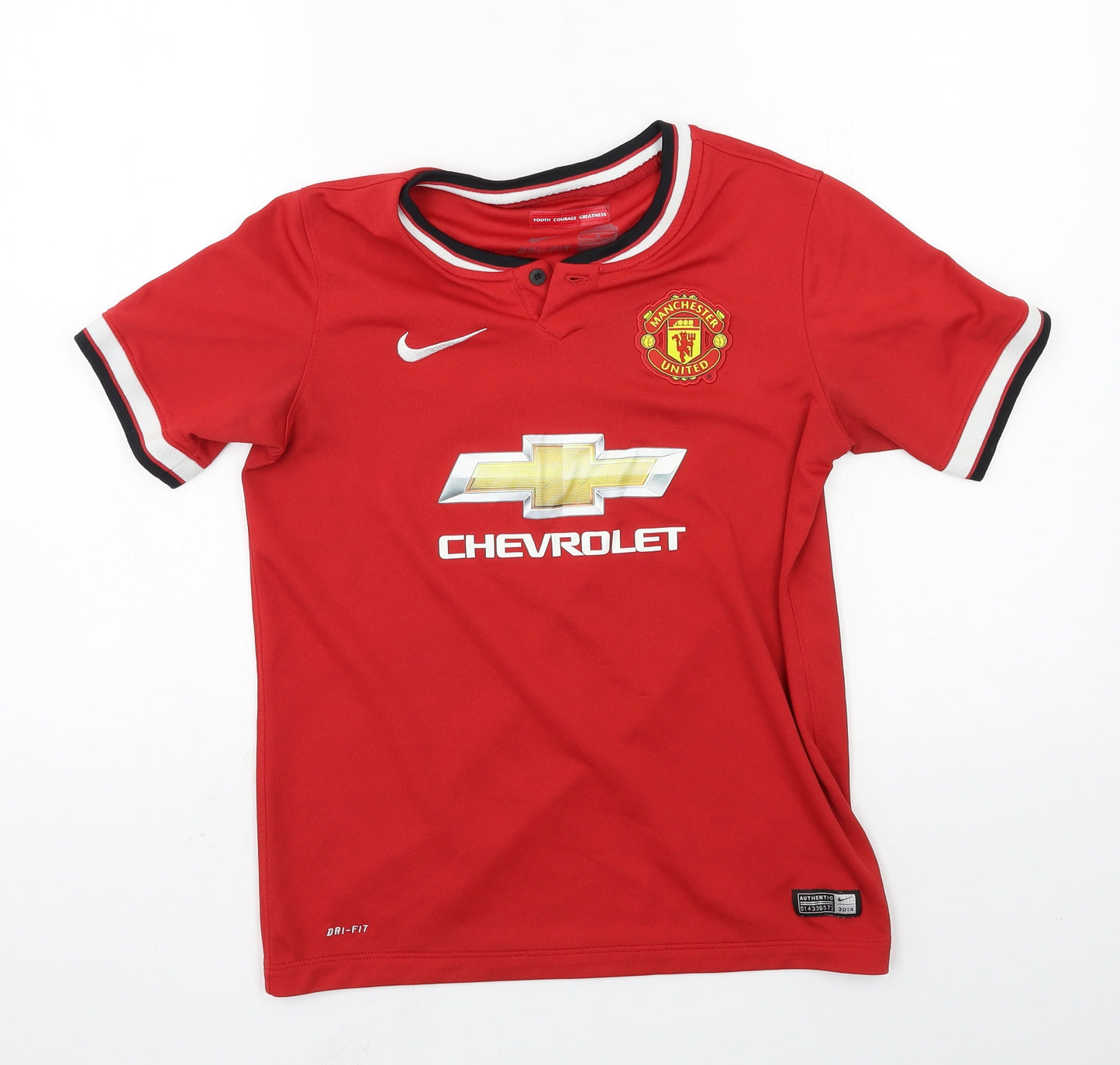 Nike Boys Red  Jersey Basic T-Shirt Size L