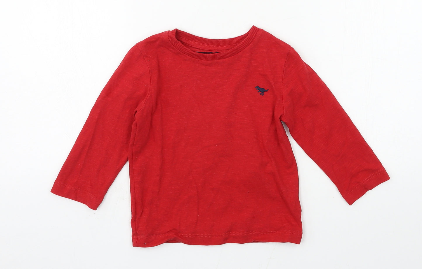 NEXT Boys Red  Jersey Basic T-Shirt Size 12-18 Months