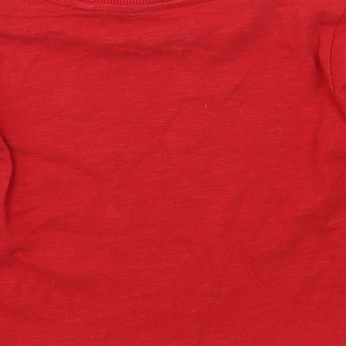 NEXT Boys Red  Jersey Basic T-Shirt Size 12-18 Months