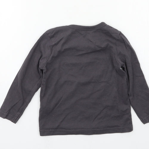 George Boys Grey  Jersey Basic T-Shirt Size 18-24 Months  - Daddys Bestie