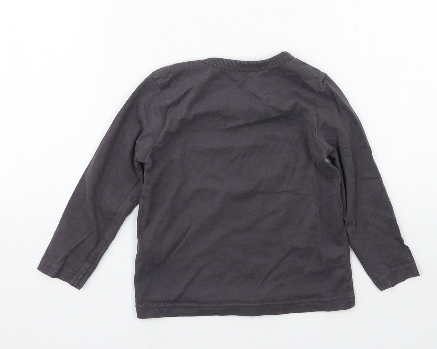 George Boys Grey  Jersey Basic T-Shirt Size 18-24 Months  - Daddys Bestie
