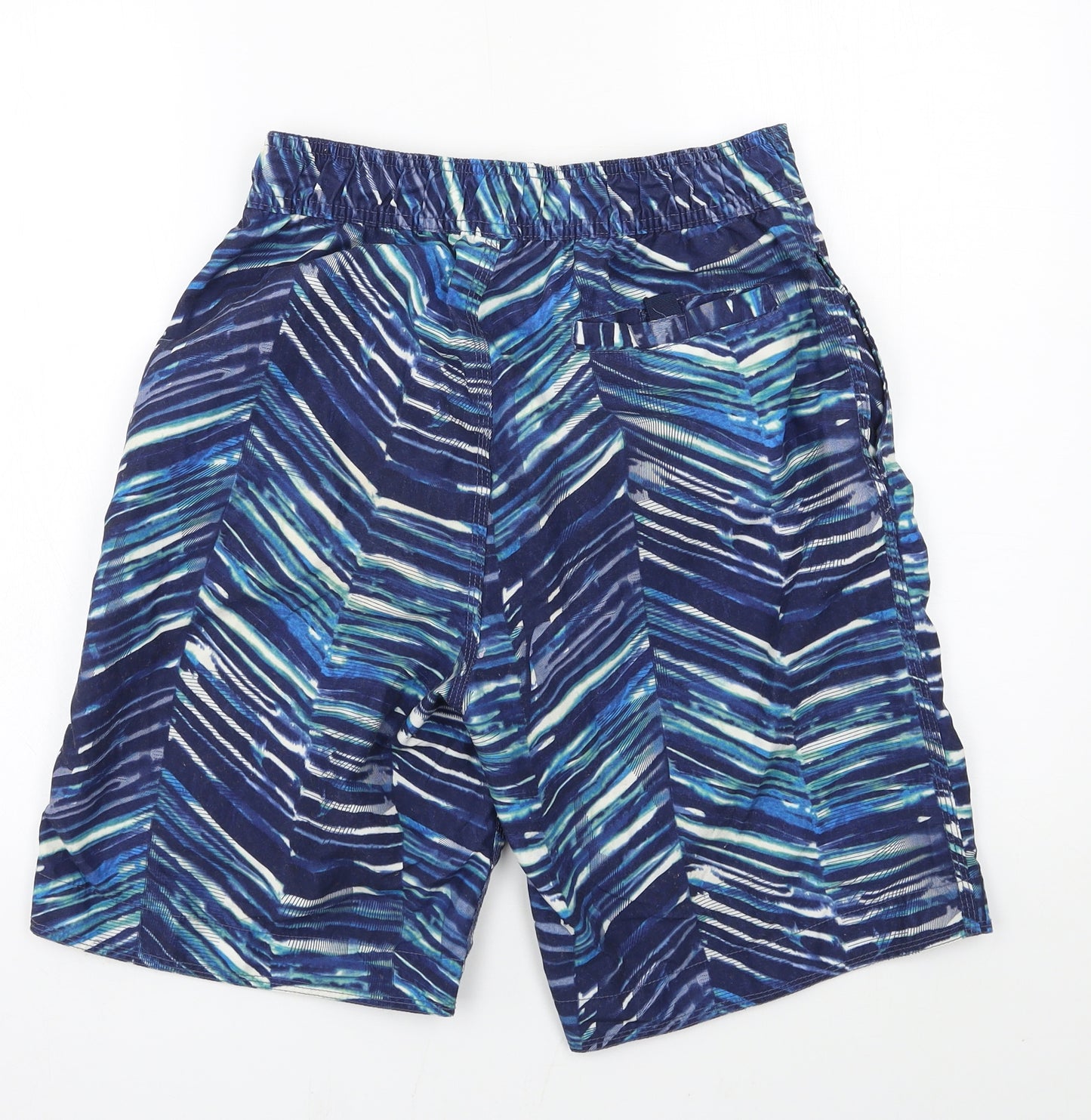 TU Mens Blue Striped  Bermuda Shorts Size S