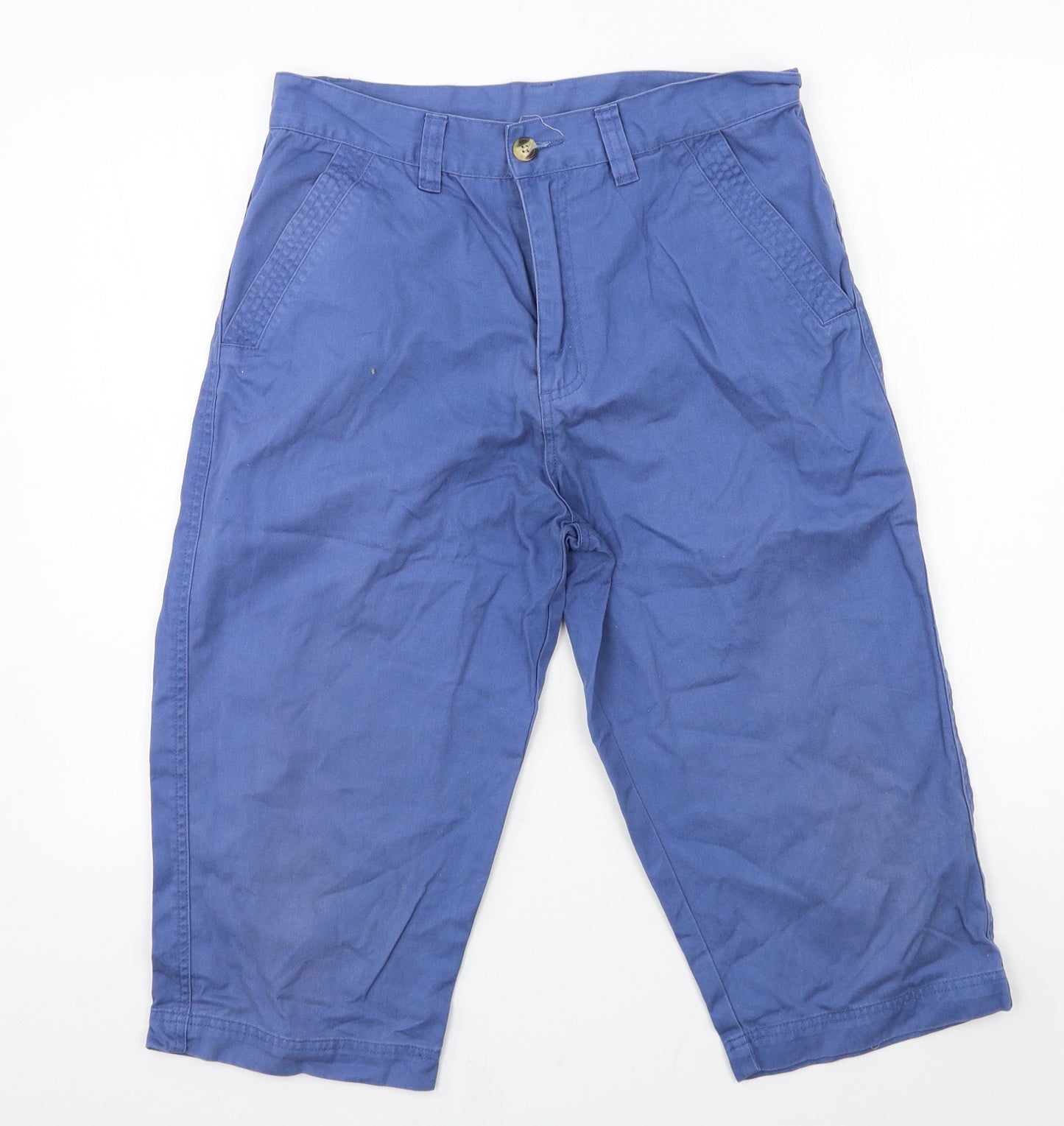 Cotton Traders Mens Blue   Bermuda Shorts Size 32 in