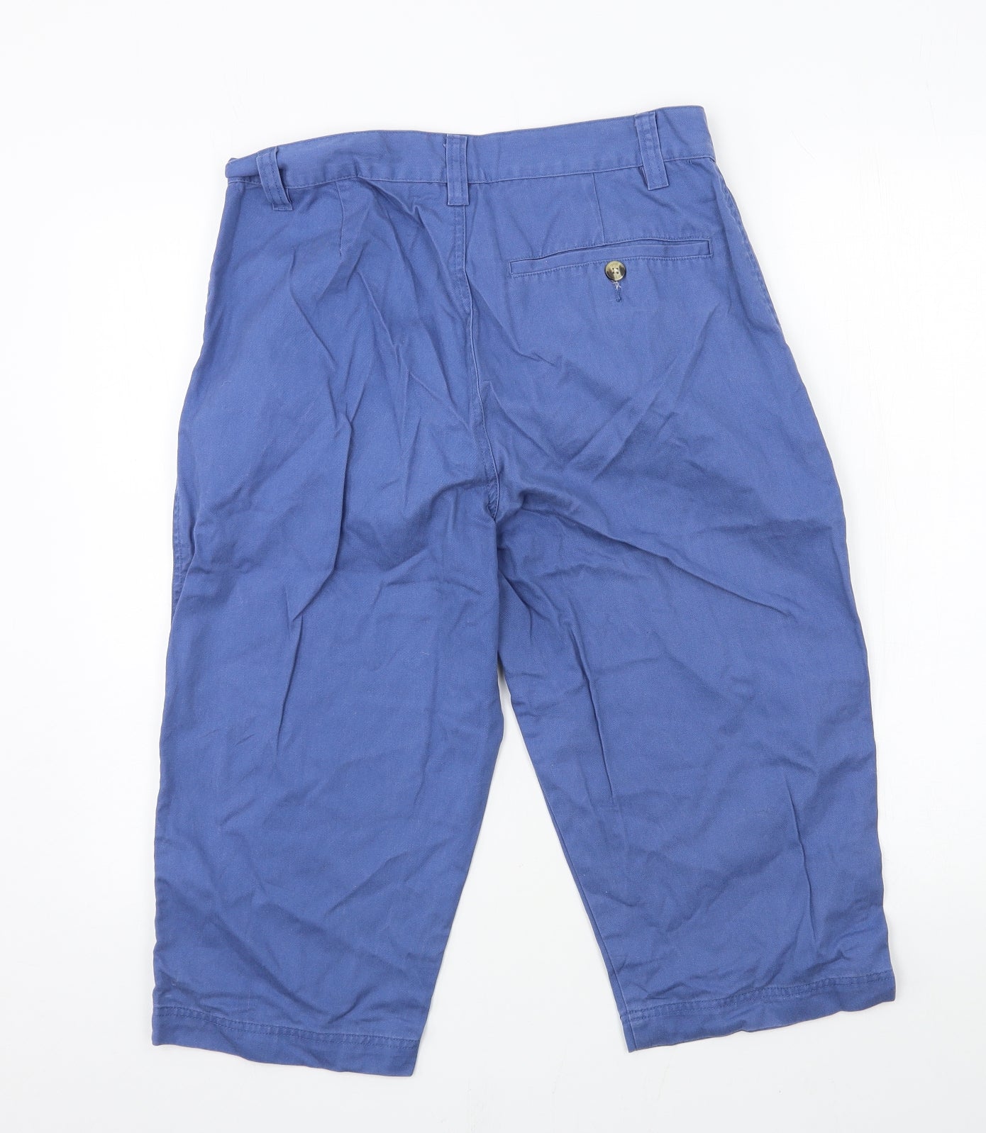 Cotton Traders Mens Blue   Bermuda Shorts Size 32 in