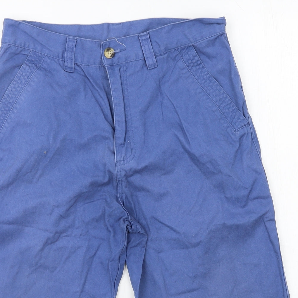 Cotton Traders Mens Blue   Bermuda Shorts Size 32 in