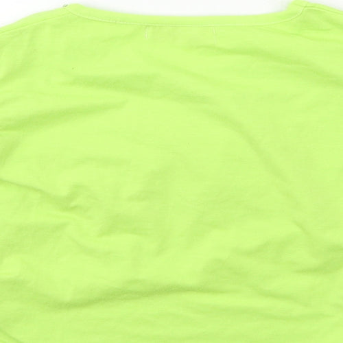 Hong Girls Green  Jersey Basic T-Shirt Size 8 Years  - hearts
