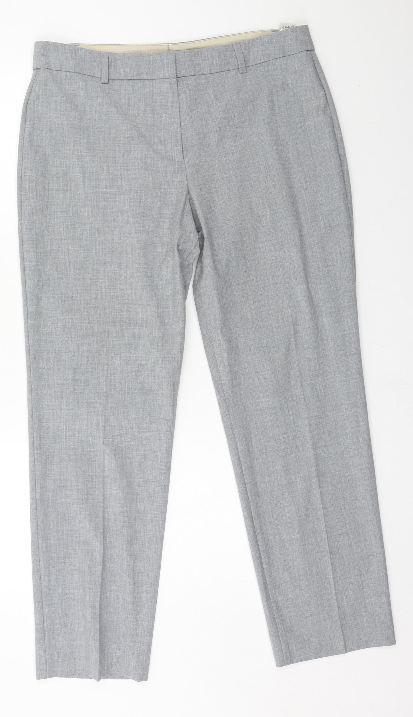 Marks and Spencer Womens Grey   Trousers  Size 14 L27 in