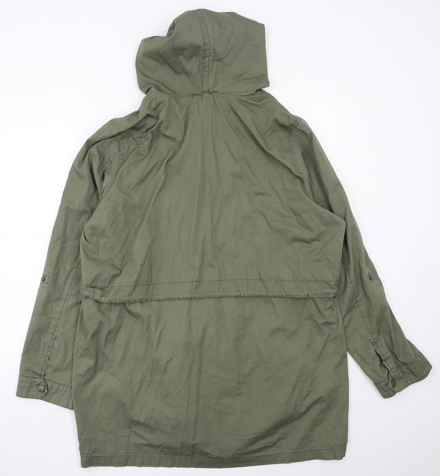Papaya Womens Green   Parka Coat Size 20