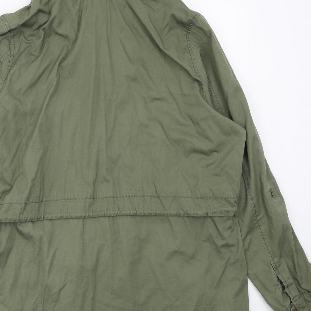 Papaya Womens Green   Parka Coat Size 20